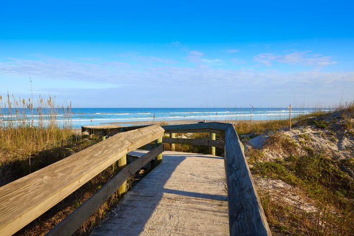 Atlantic Beach in Jacksonville East of Florida USA US